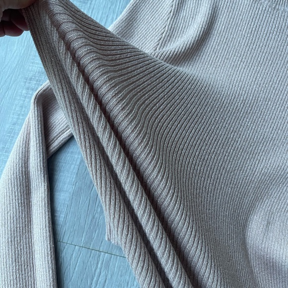 Express mock neck sparkly sweater, size XS. - Picture 9 of 12